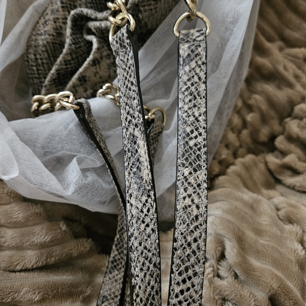 Michael Kors Python Snakeskin Tote Bag - Picture 11 of 15
